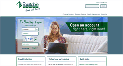 Desktop Screenshot of equitableonline.com